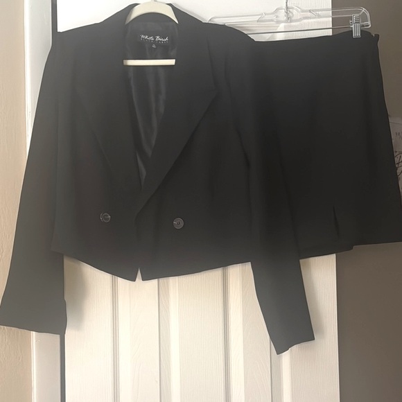 White Birch Black Label cropped Blazer and Short Skirt Size XL NWOT - Picture 4 of 16